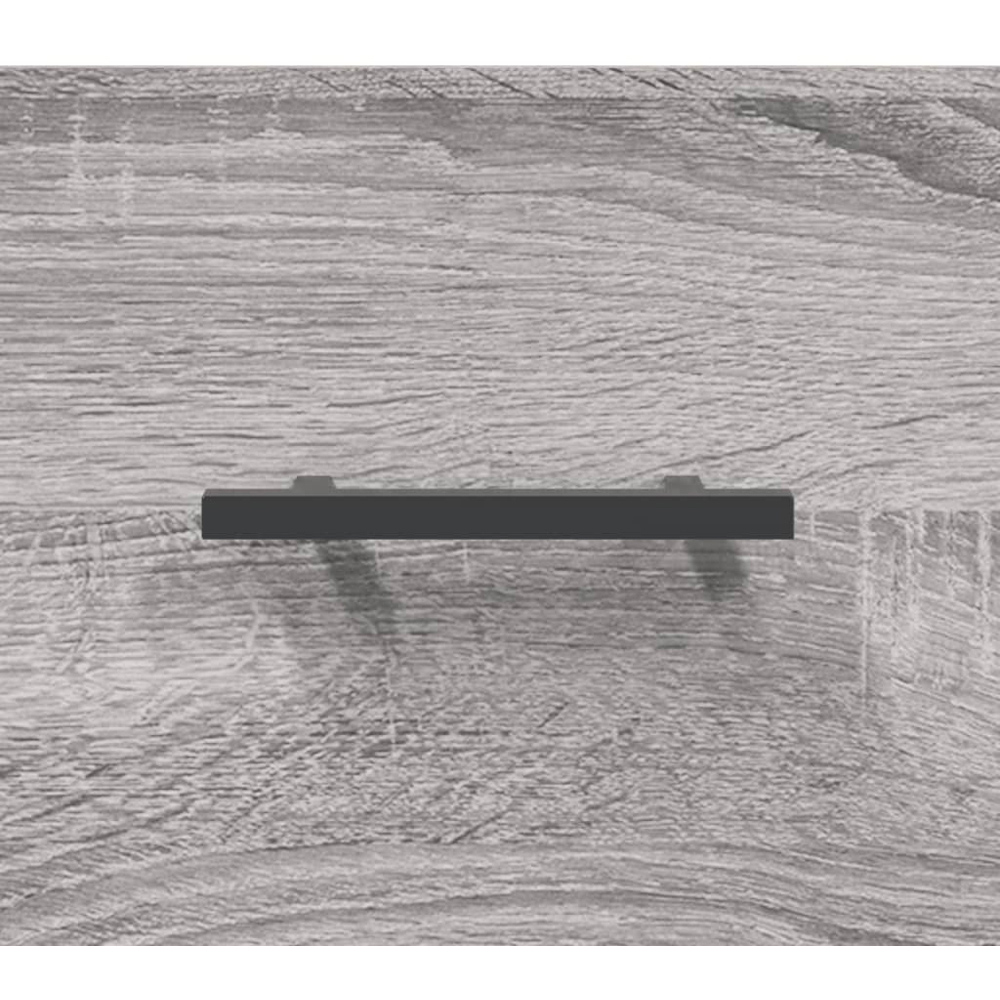 vidaXL 3 Drawer 3 Shelf Grey Sonoma TV Cabinet Image 9