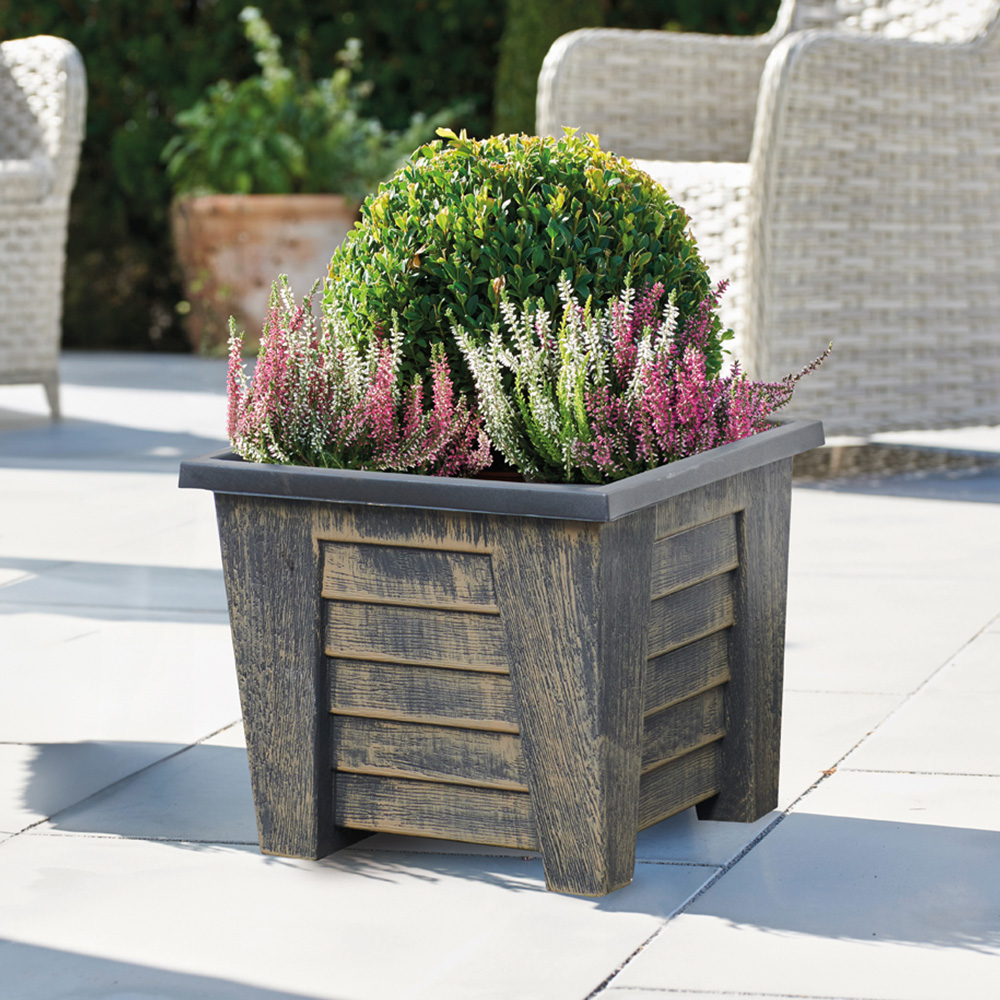 Greenhurst 4-Tier Bronze Plant Trellis Planter Image 2