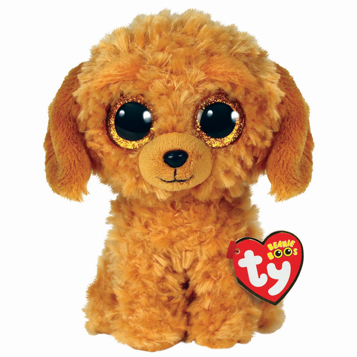 Ty Beanie Boo Noodles Dog Soft Toy - Brown Image