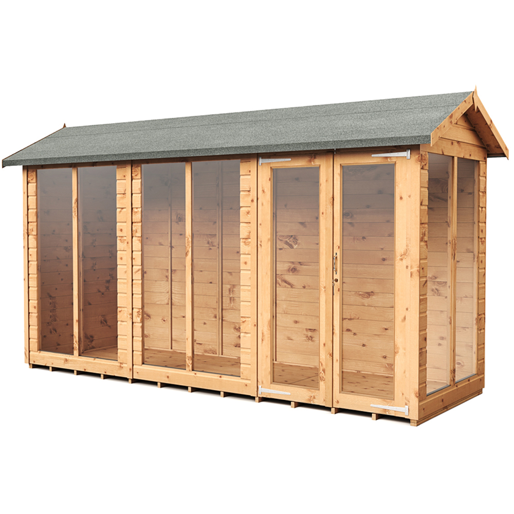 Empire Sheds 4 x 12ft Double Door Tongue and Groove Wooden Apex Garden Shed Image 1