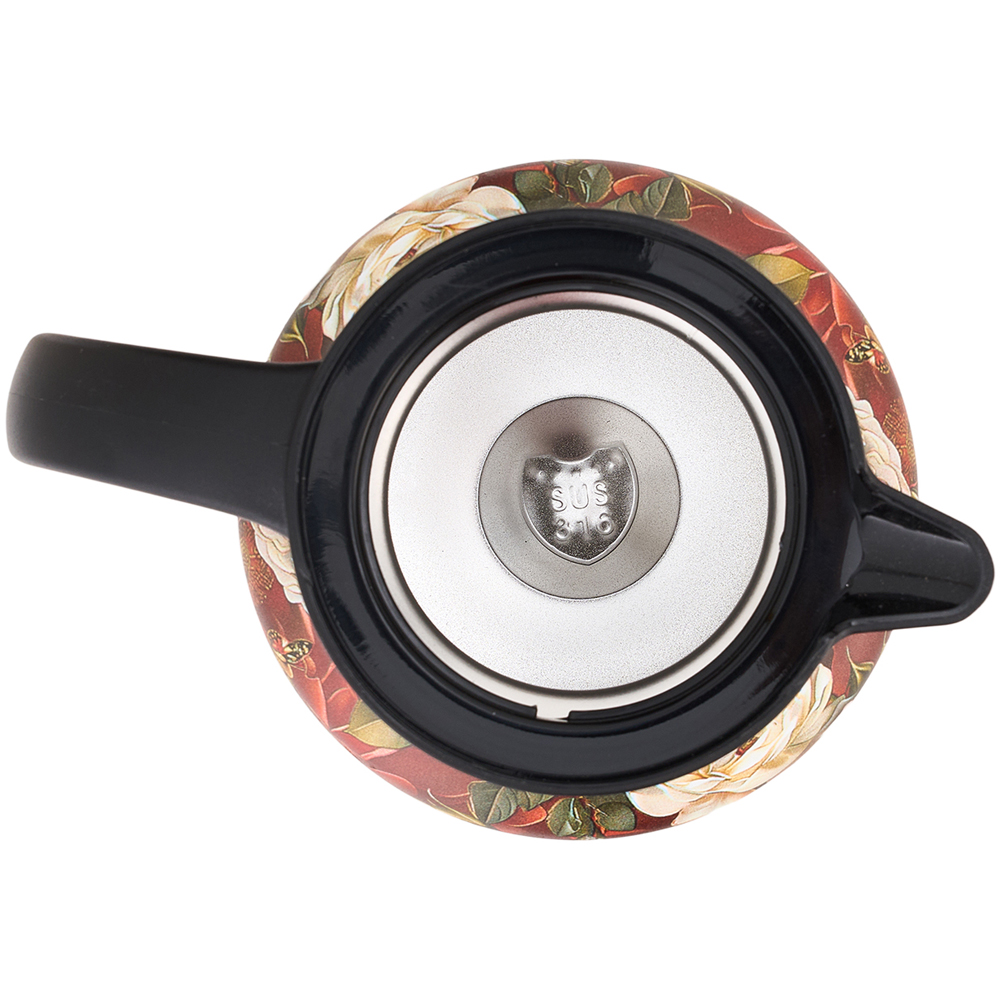 Living and Home Stainless Steel Vintage Teapot and Built-In Infuser 1000ml Image 5