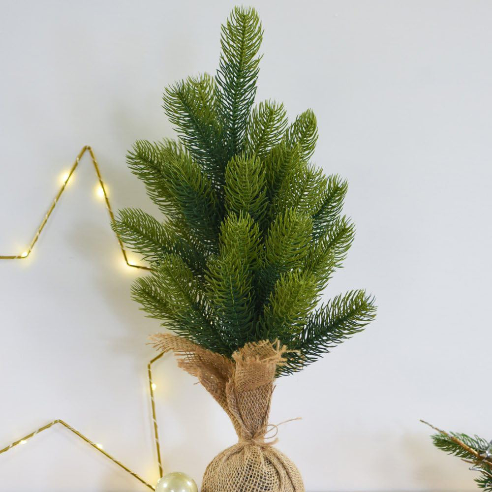 Thompson and Morgan Christmas Gift Warm White LED Nigata Artificial Christmas Tree 45cm Image 3