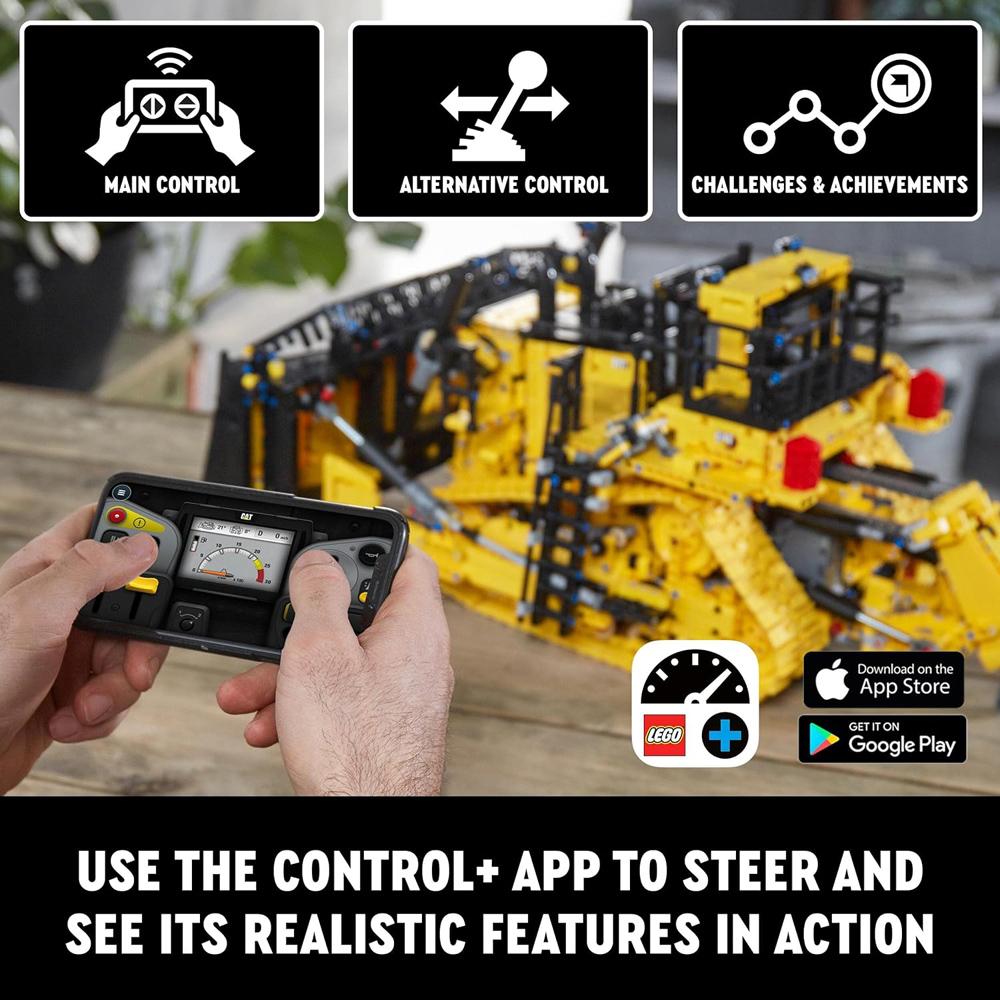 LEGO 42131 Technic App-Controlled Cat D11 Bulldozer Building Kit | Wilko