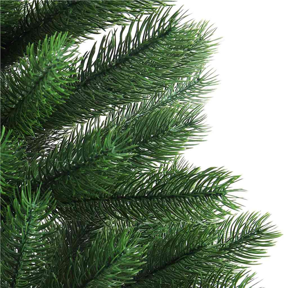 vidaXL Pre-Lit Blue Baubles Green Artificial Christmas Tree 3ft Image 7