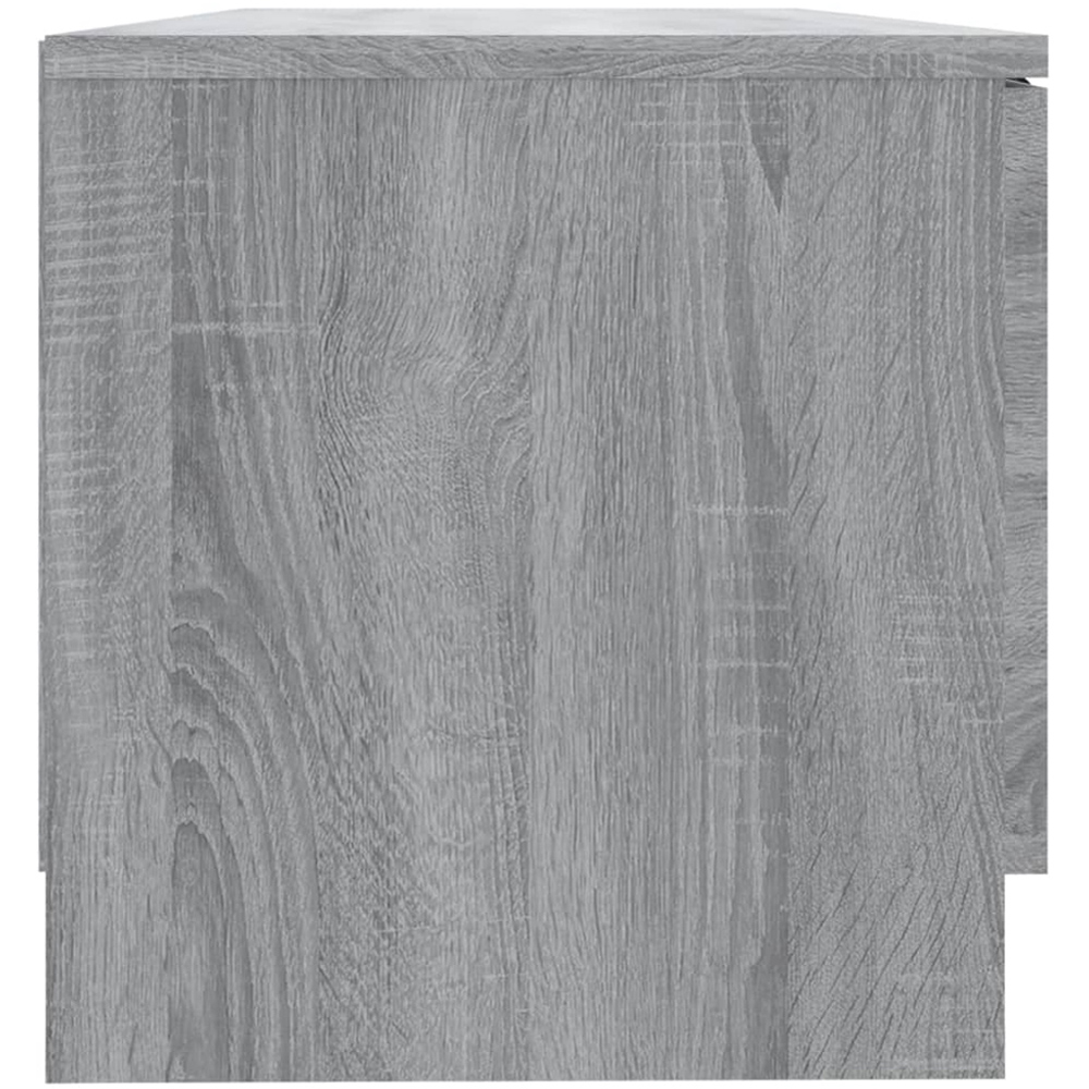 vidaXL Single Door 2 Shelf Grey Sonoma TV Cabinet Set of 2 Image 7