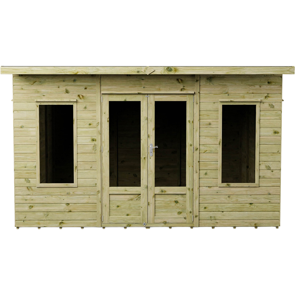 Mercia Helios 12 x 8ft Double Door Premium Shiplap Traditional Summerhouse Image 4