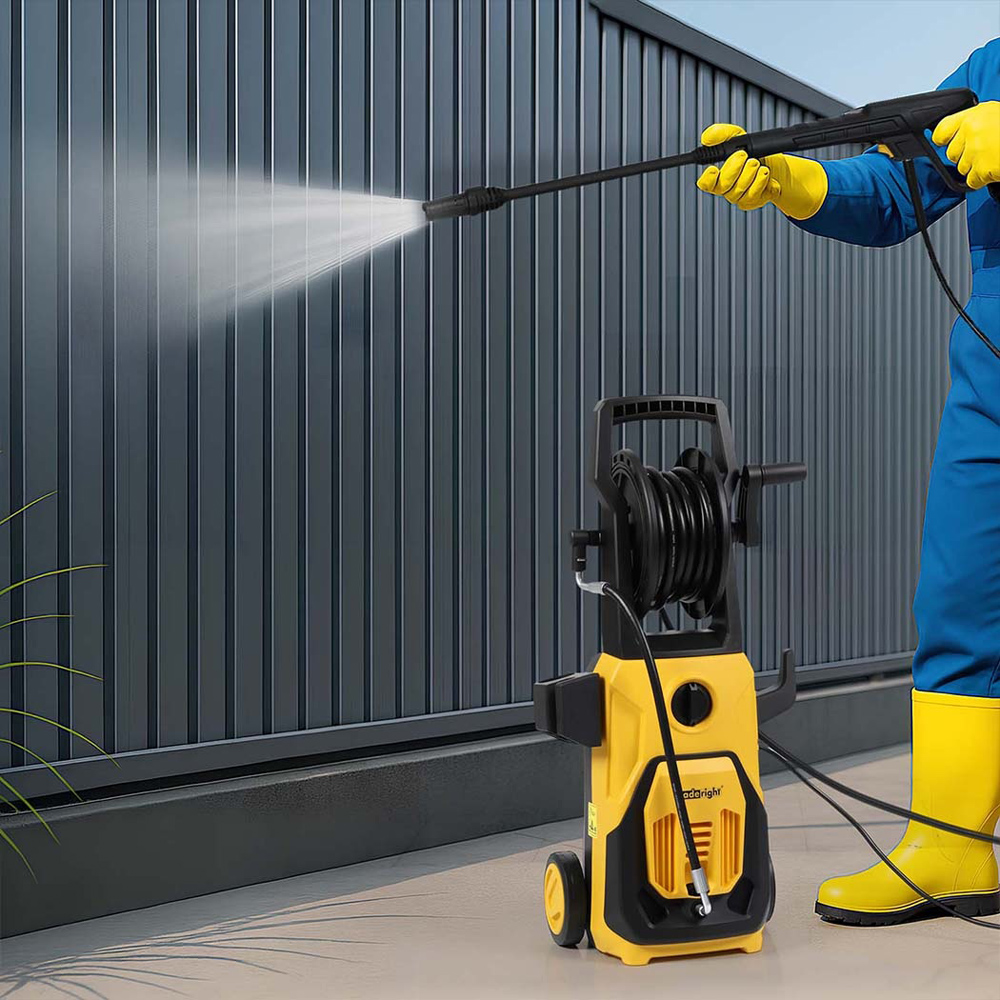 Traderight HW0291-UK 135 Bar High Power Electric Car Pressure Washer with Accessories Image 2