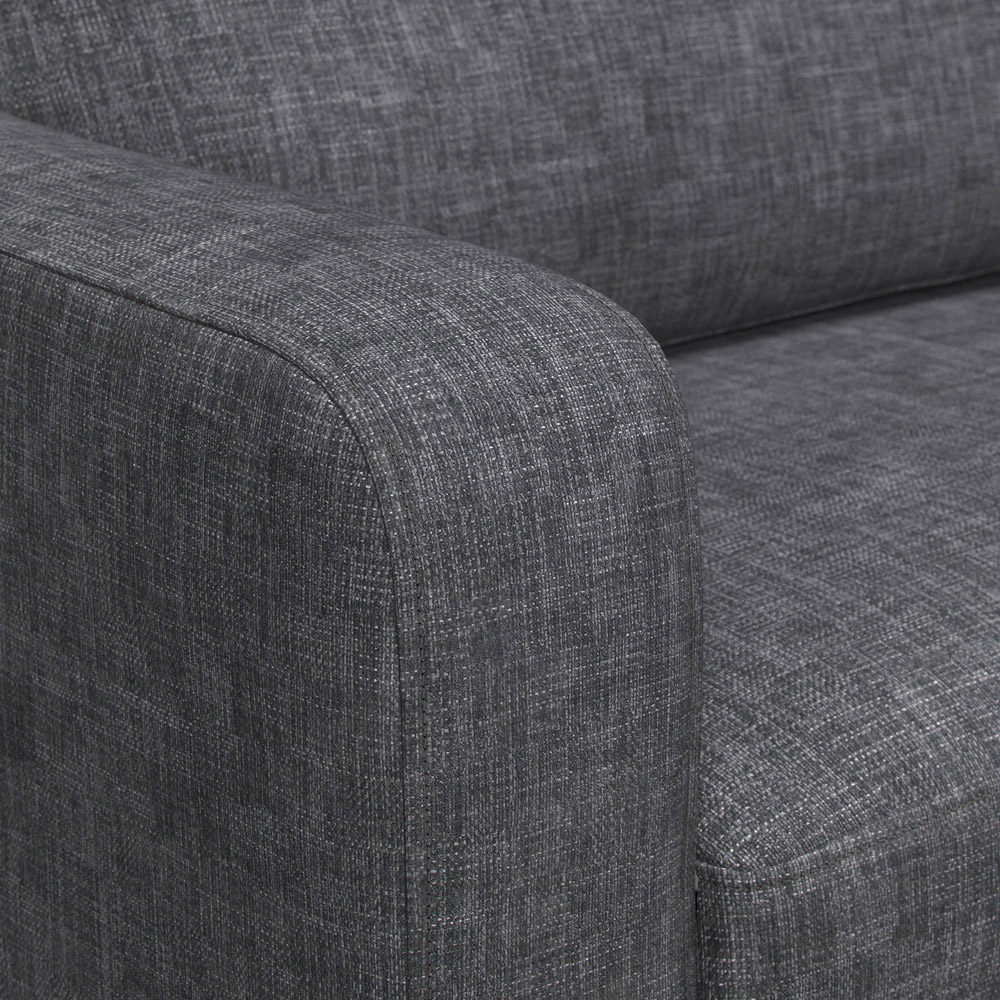 York 5 Seater Grey Turin Sofa Suite Image 5