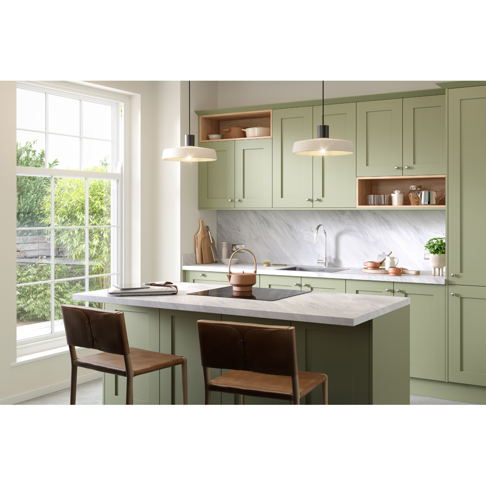 Options Plus Sirocco Marble Post-Formed Laminate Kitchen Worktop 3000 x 600 x 38mm Image 6