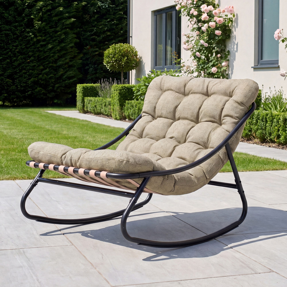 Artemis Home Solace Pistachio Outdoor Rocking Chair Image 2