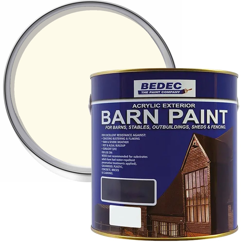 Bedec Gardenia Semi Gloss Barn Paint 2.5L Image 1