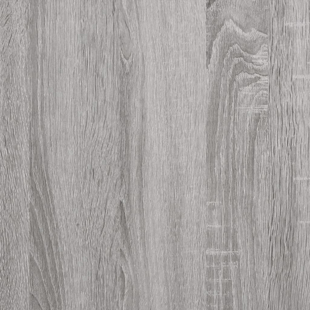 vidaXL 2 Door 2 Shelf Grey Sonoma Wooden Sideboard Image 8
