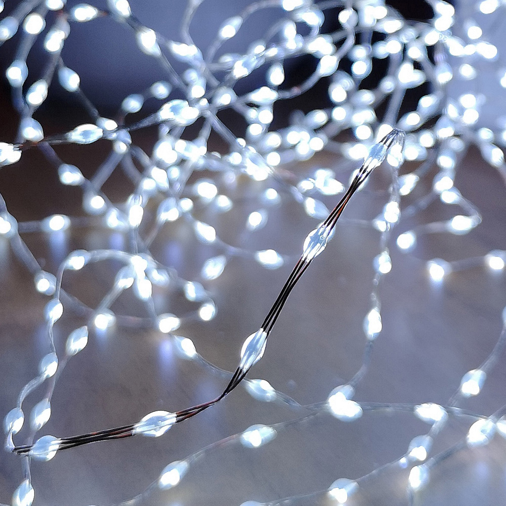 Samuel Alexander 400 White LED Compact MicroBrights Christmas Lights Image 6