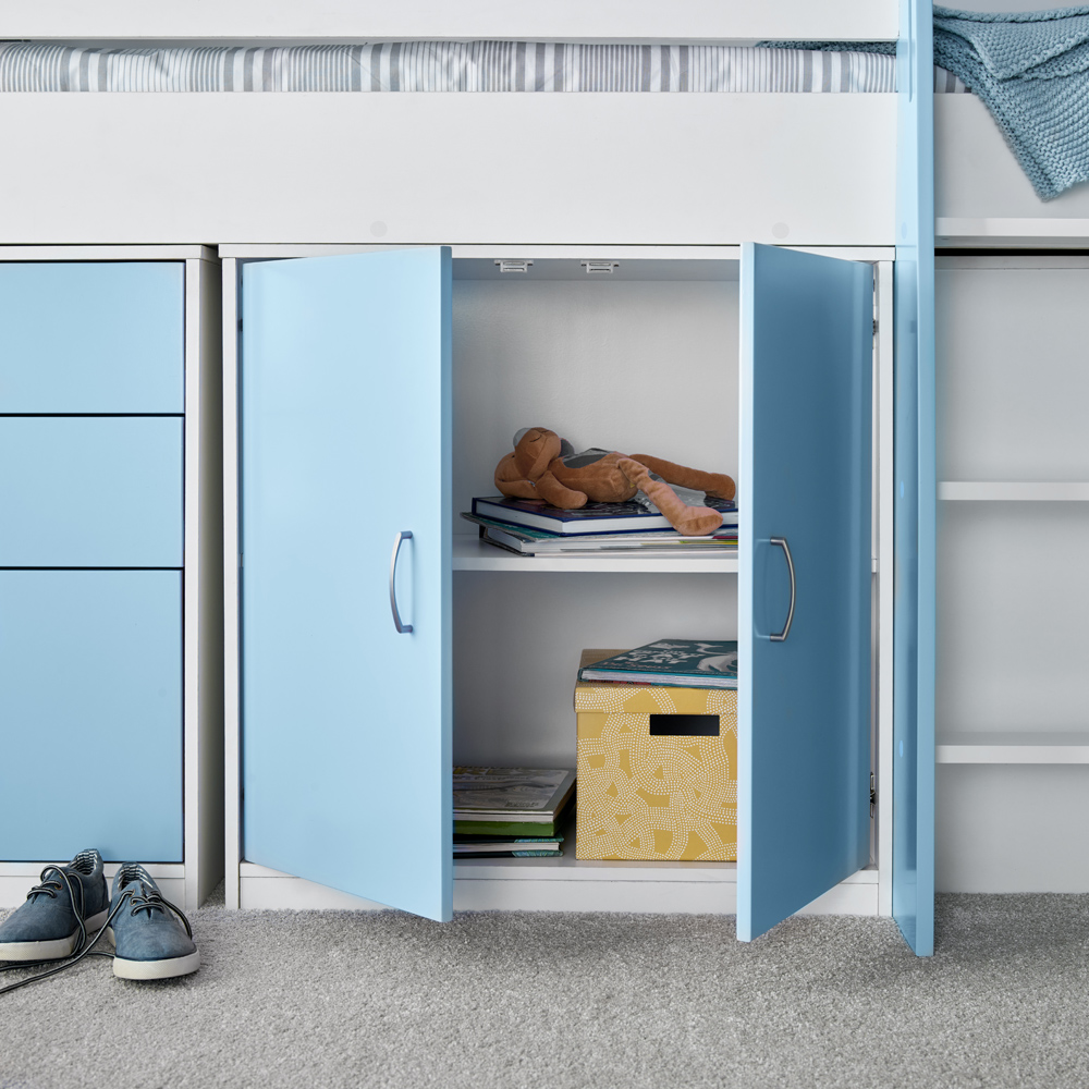 Bedmaster Lacy Blue Storage Mid Sleeper Image 5