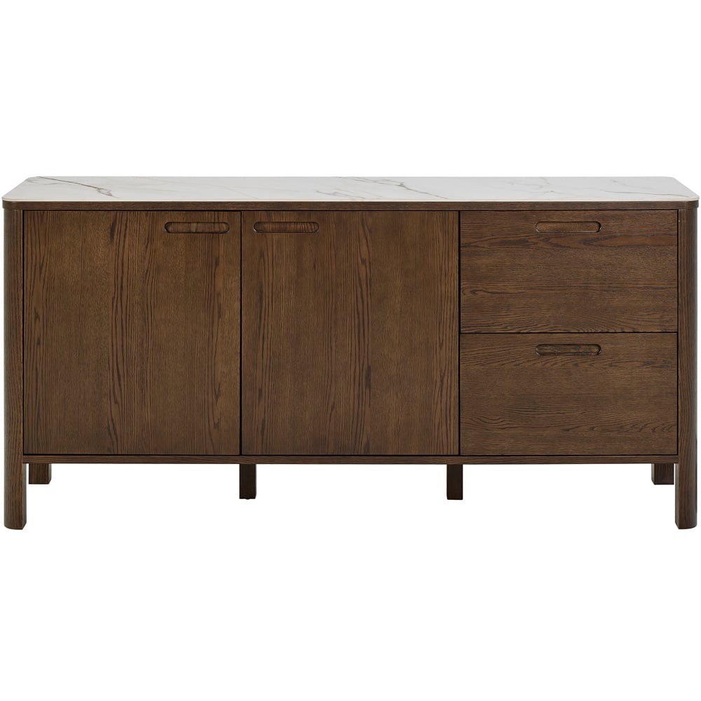 Florence Southampton 2 Door 2 Drawer Cream Ceramic Sideboard Image 3