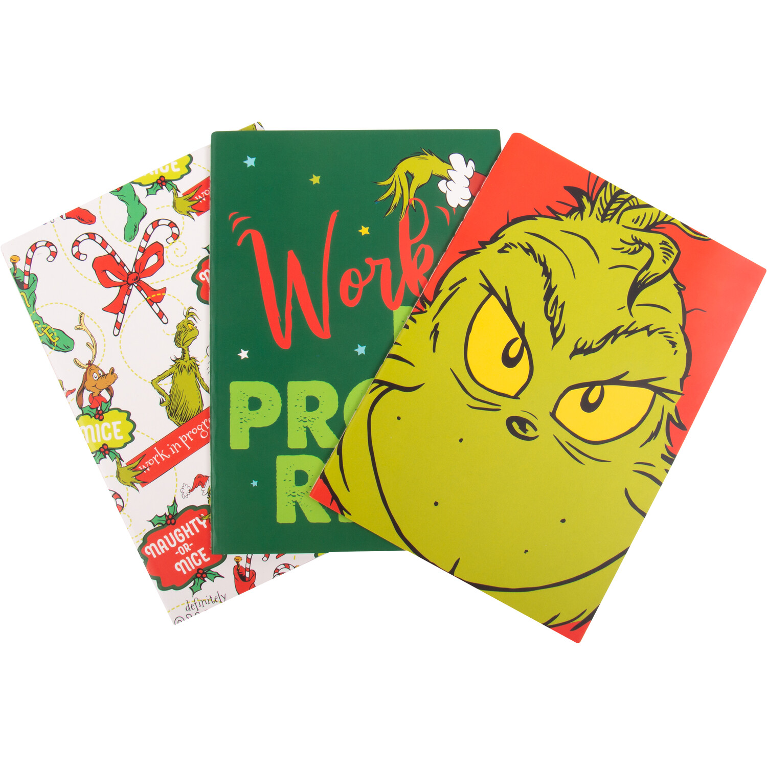 Pack of Three The Grinch Notebooks Image 2