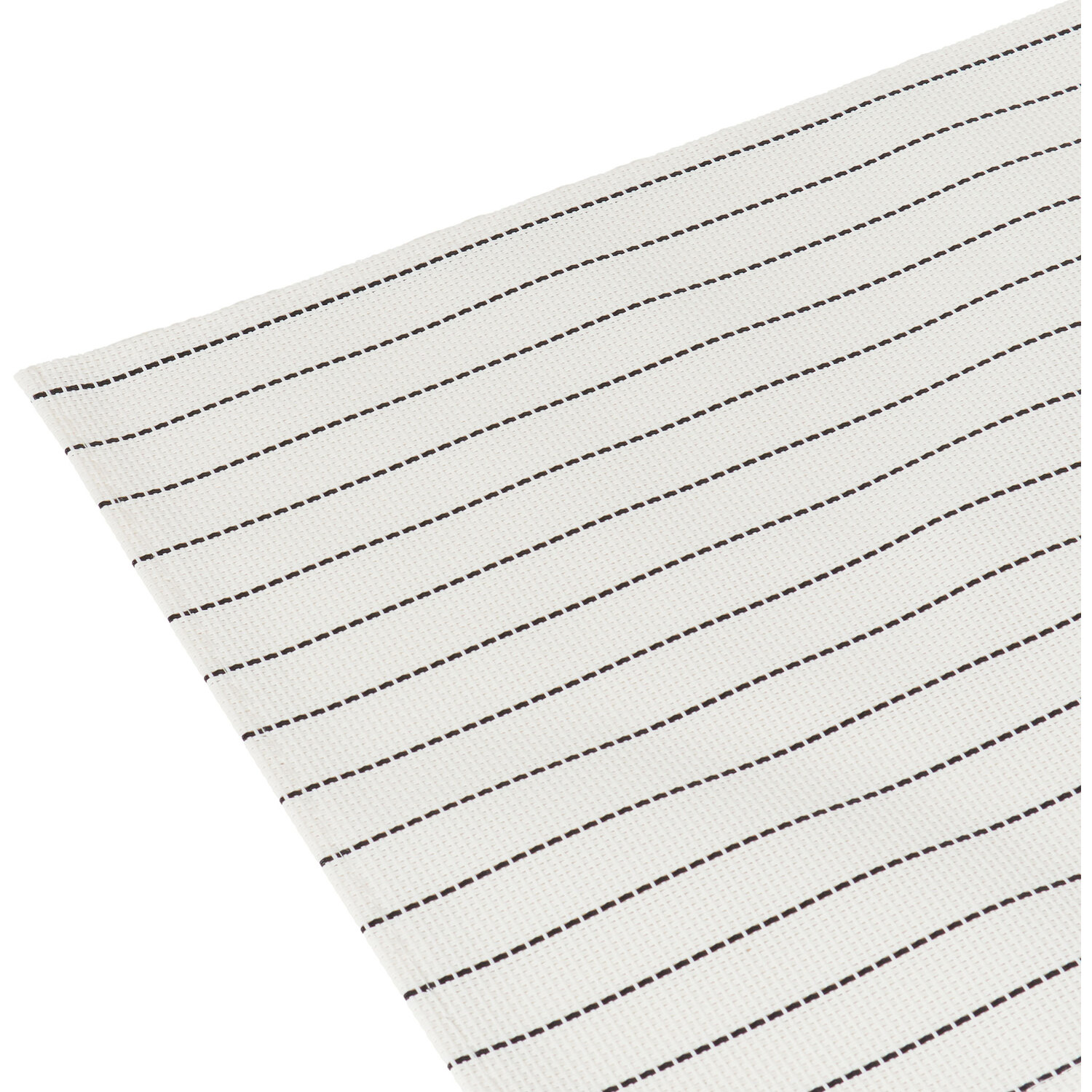Striped Placemat - White Image 3