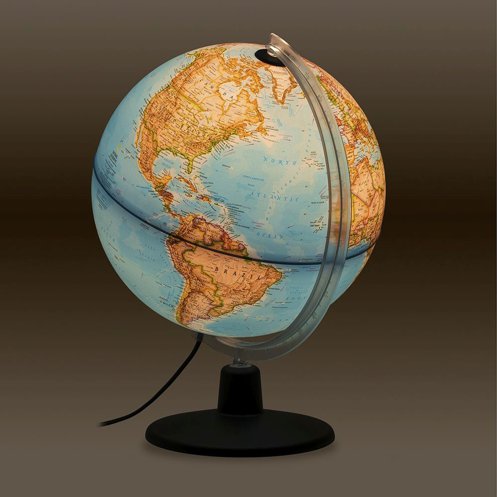 National Geographic Classic Illuminated Globe 25cm Image 2