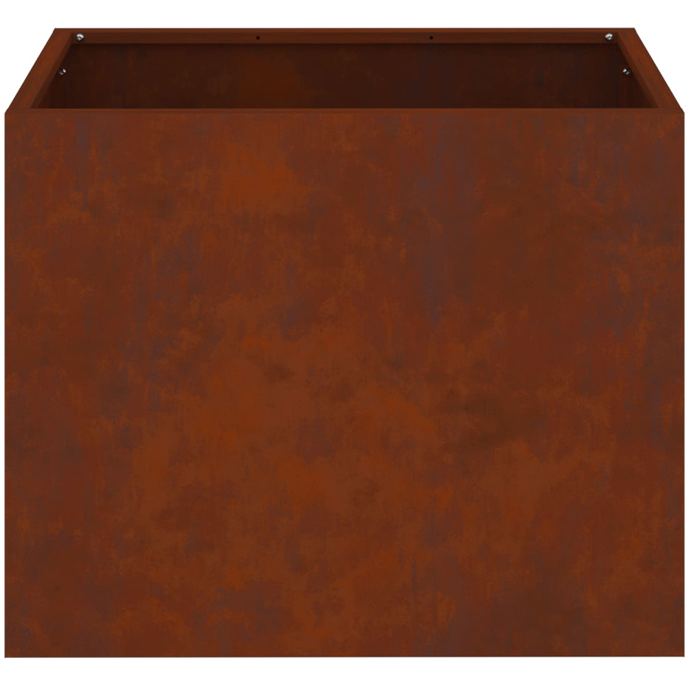 vidaXL Brown Weathering Steel Garden Decor 40 x 50 x 32cm Image 5