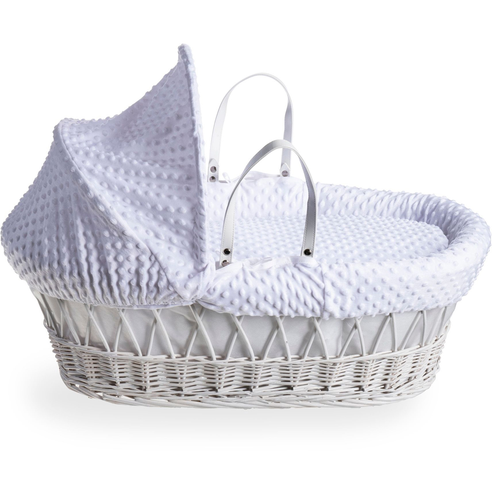 Clair De Lune White Dimple White Wicker with Rocking Stand Image 5