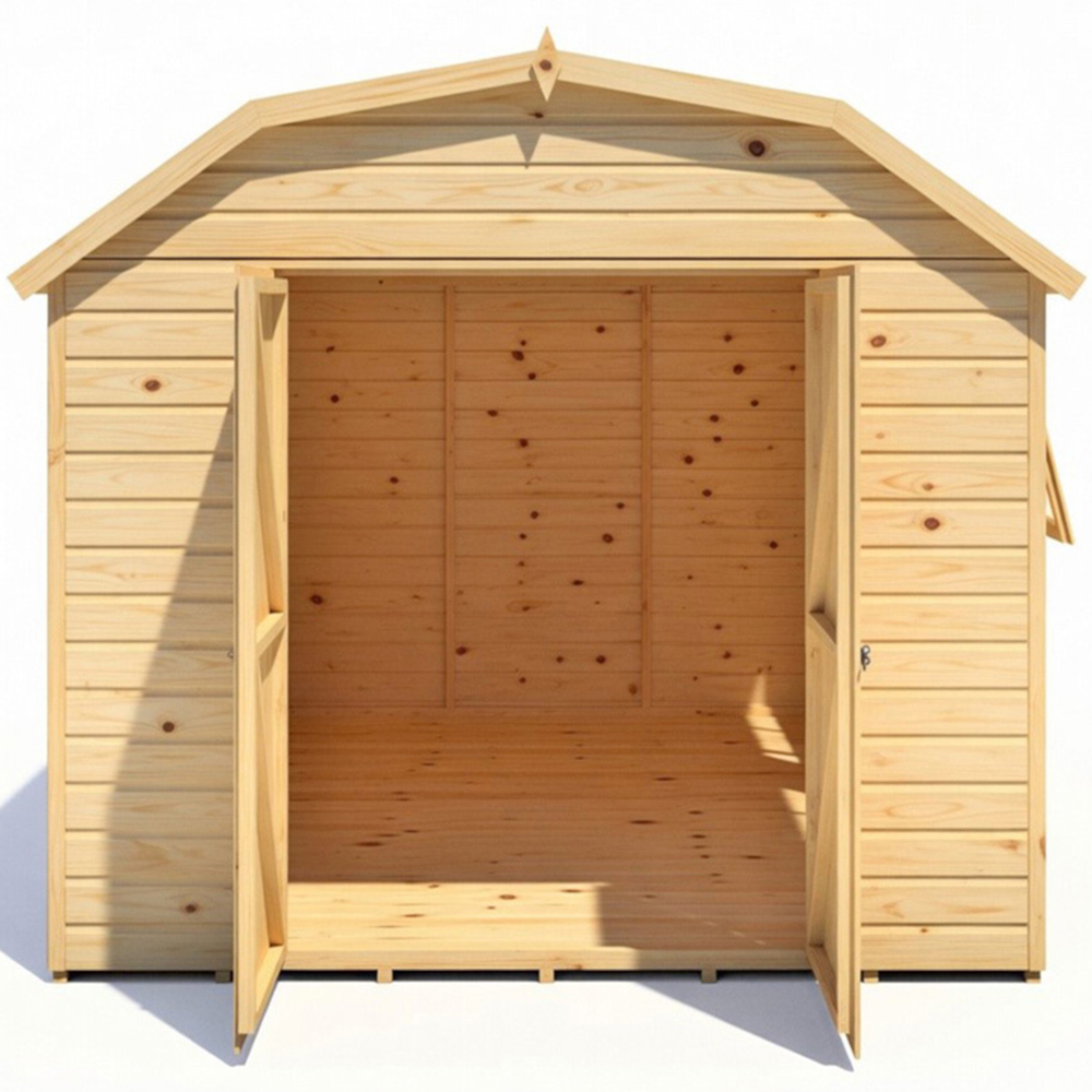 Shire Barn 12 x 8ft Double Door Shiplap Apex Garden Shed Image 5