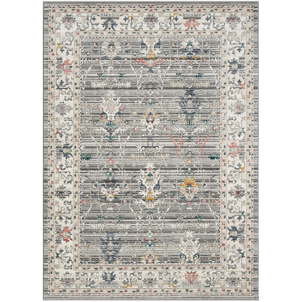 Portland Urco Luca Nuevo Grey Textured Rug 120 x 170cm Image 2
