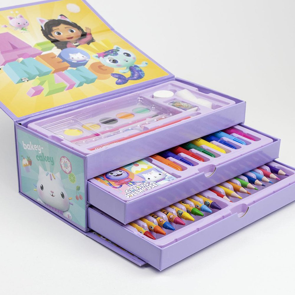 Gabby's Dollhouse 42 Piece Children Stationery Set Image 2