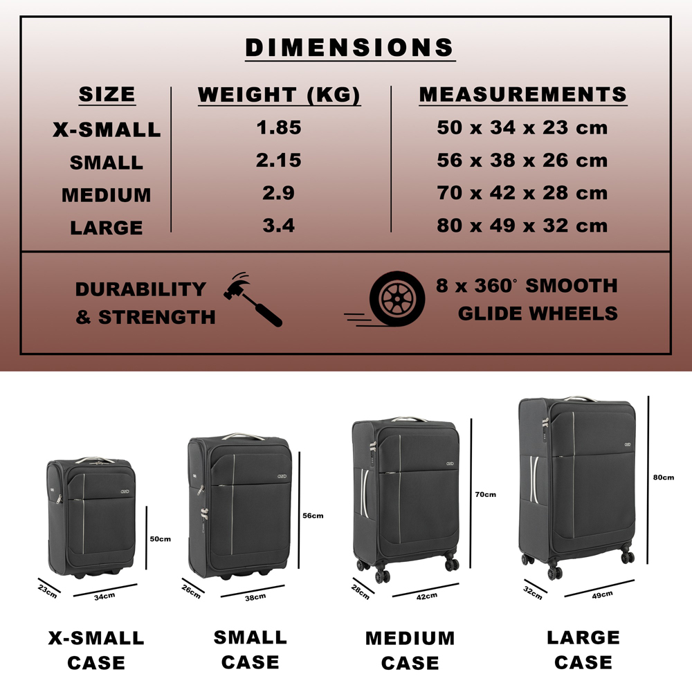 A2B Odyssey 20 inch Grey Cabin Suitcase Image 9