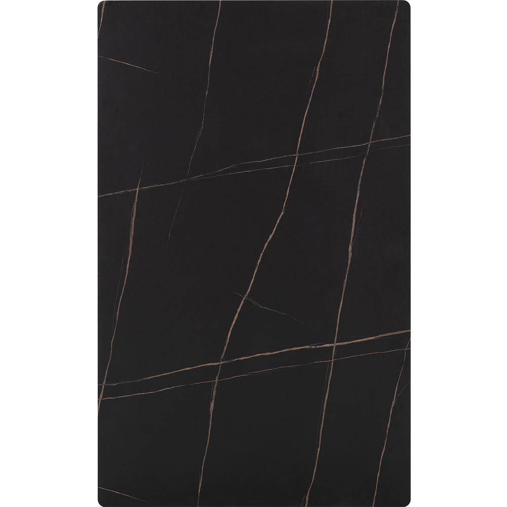 Seconique Marlow and Sheldon 4 Seater Dining Set Black Marble and Grey Boucle Fabric Image 6