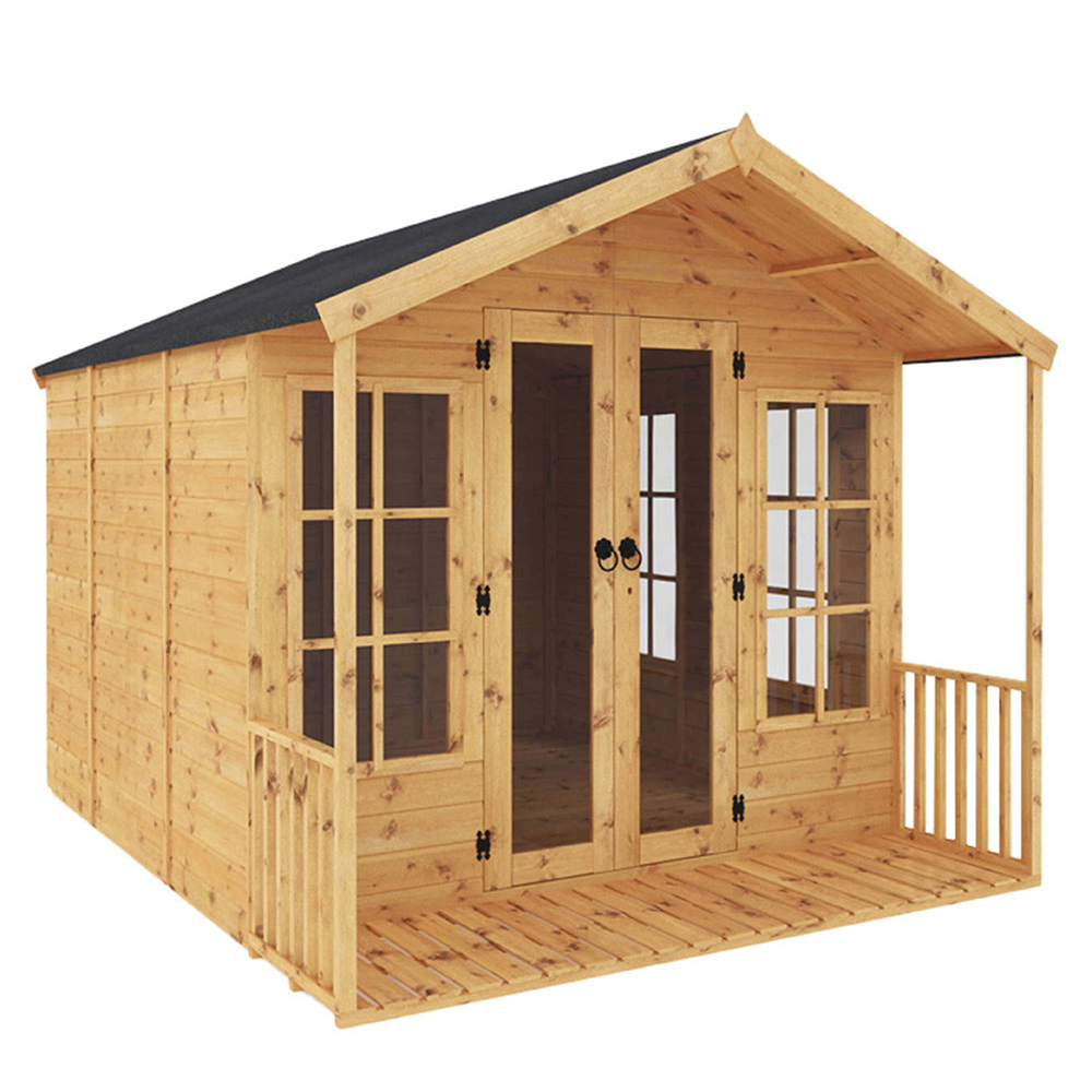 Mercia 10 x 8ft Double Door Premium Traditional Summerhouse Image 1