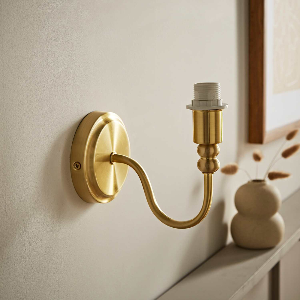 ValueLights Binky Gold Rechargeable Wall Light Base with Bulb 2 Pack Image 2