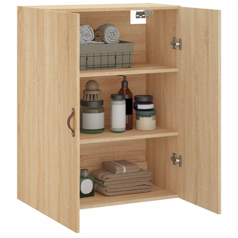 vidaXL 2 Door Sonoma Oak Wall Mounted Cabinet Image 5
