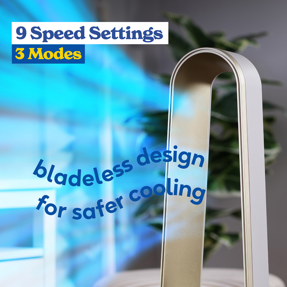 Russell Hobbs Bronte Stone Smart Oscillating Bladeless Cooling Fan with Remote Image 5