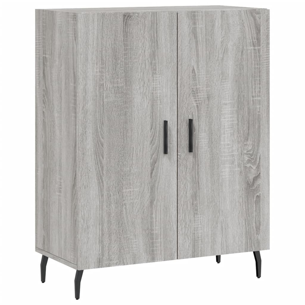 vidaXL 4 Door Grey Sonoma Highboard Image 7