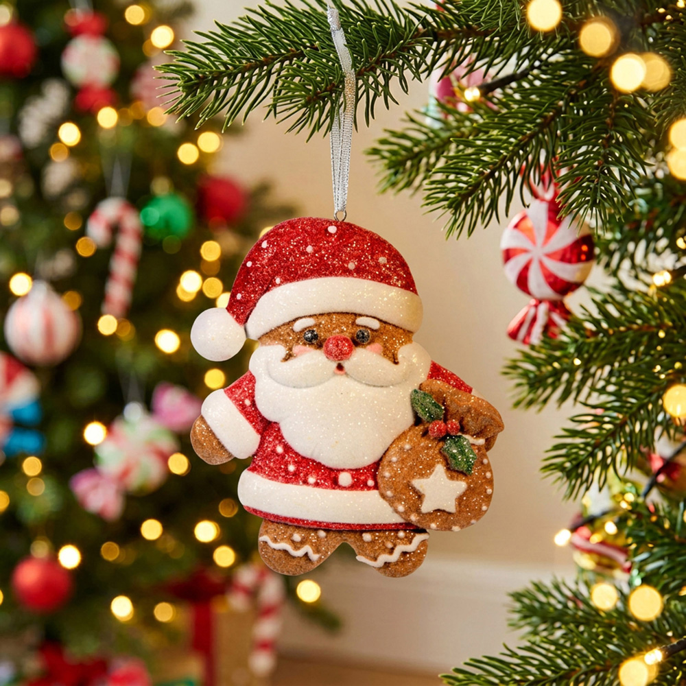 Iced Gingerbread Hanging Decoration Image 2