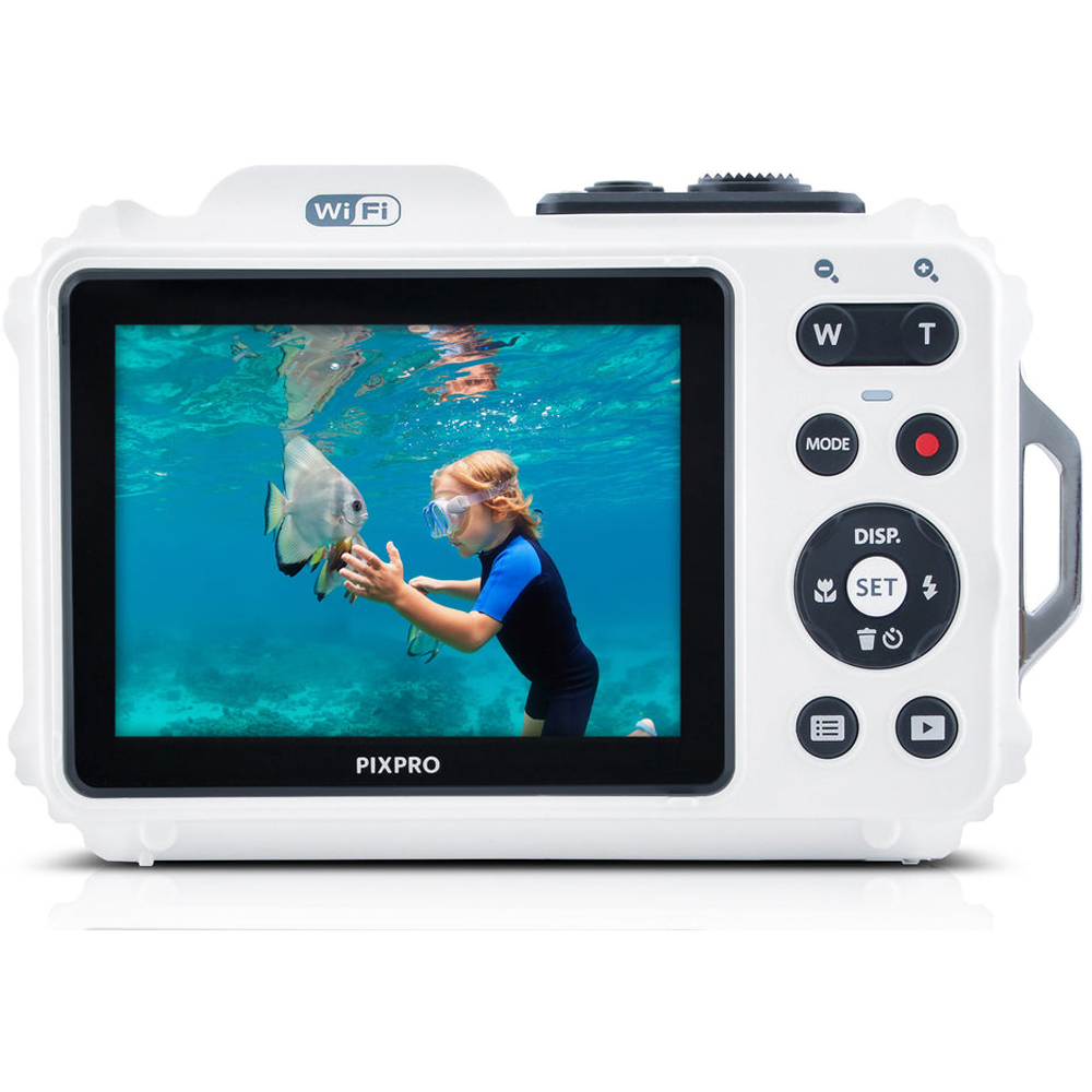 Kodak PIXPRO WPZ2 White 4x Zoom Camera with 32GB MicroSD Card Image 3