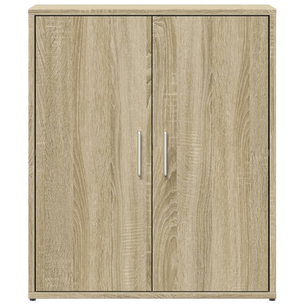 vidaXL 2 Door Sonoma Oak Sideboard Set of 2 Image 4