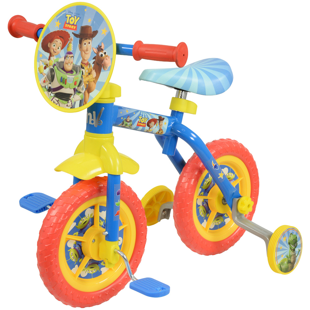 Toy Story 2-in-1 10 inch Kids Training Bike Image 1