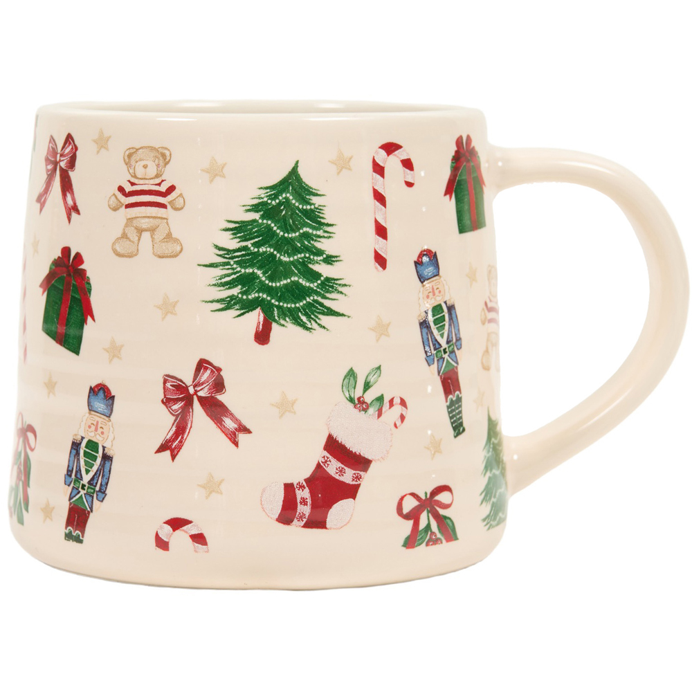 Christmas Print Cream Mug Image 2