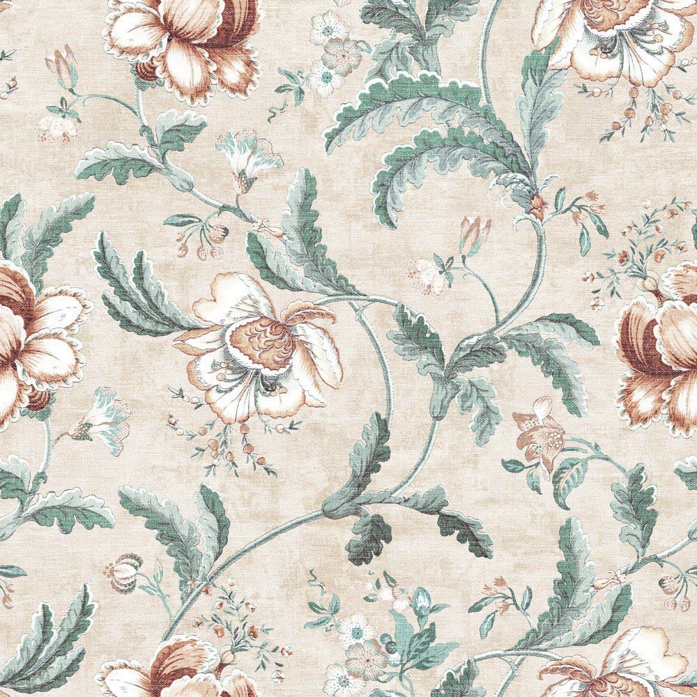 Esselle Home Tapestry Floral Natural and Spice Wallpaper Image 1