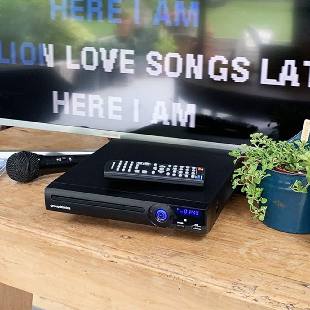 Grouptronics GTDVD-181 Compact Multi Region DVD Karaoke Player Image 2