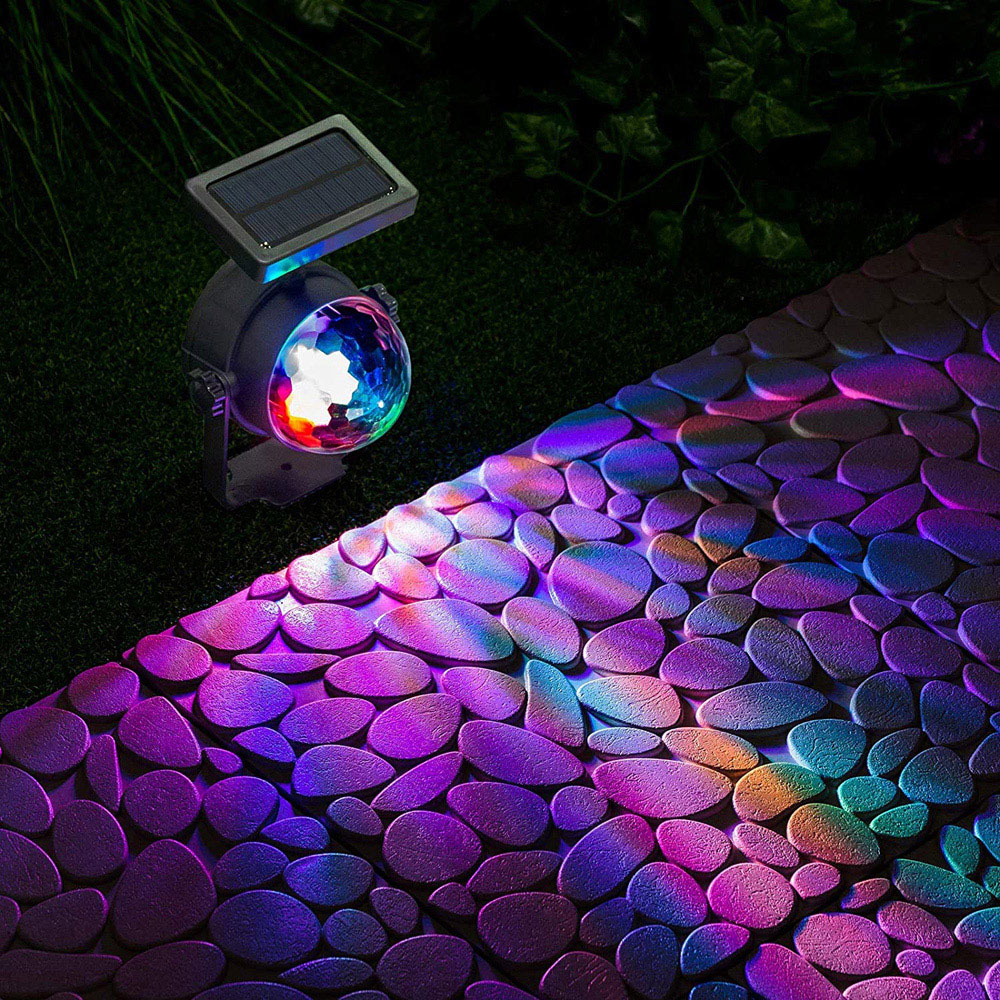 wilko Solar Powered Outdoor Carnival Spot Light Image 5