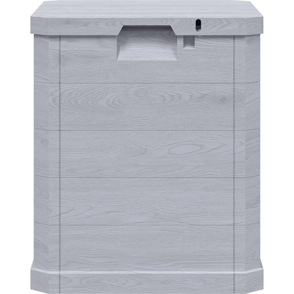 Walplus 90L Medium Light Grey Rectangular Plastic Storage Box Image 4