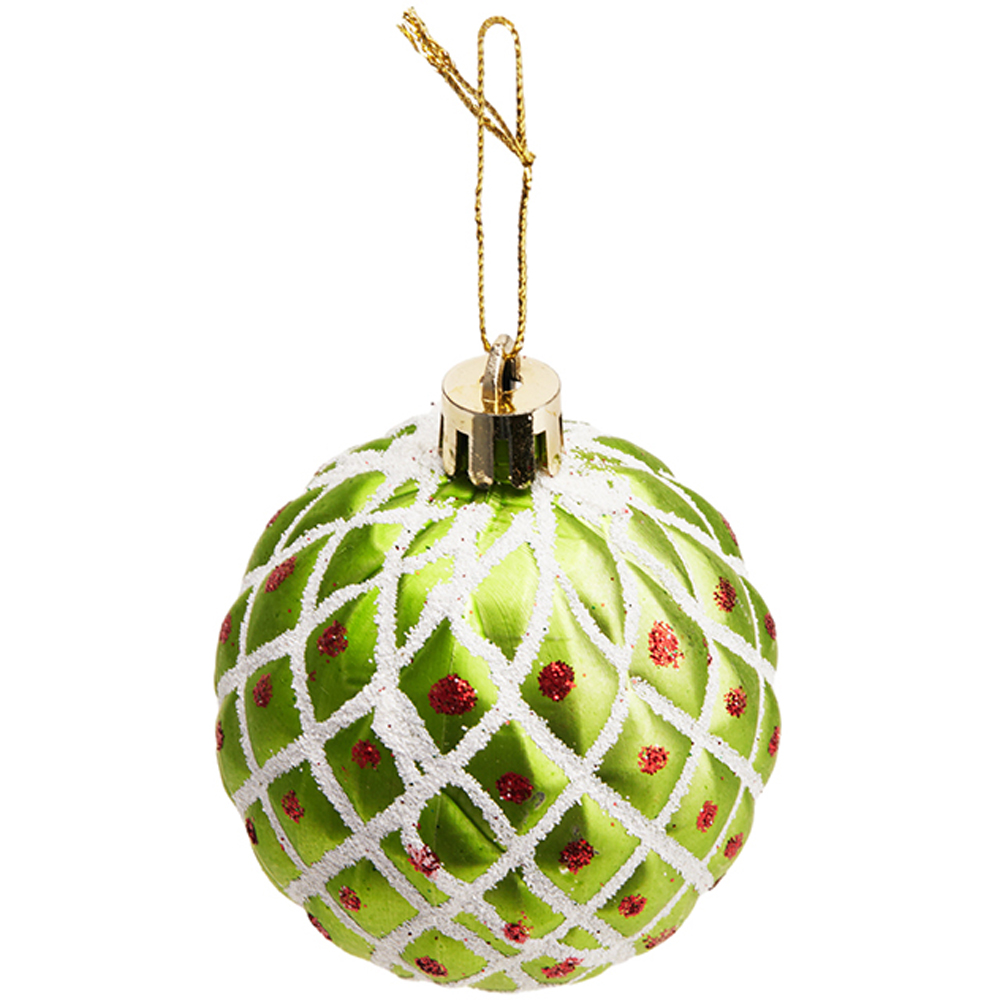 Living and Home Christmas Hanging Bauble 16 Pack Image 6