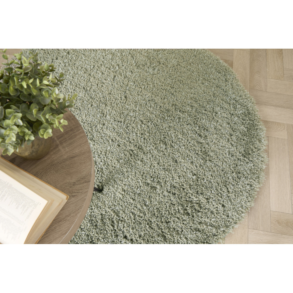 Origins Chicago Sage Green Round Rug 133cm Image 3