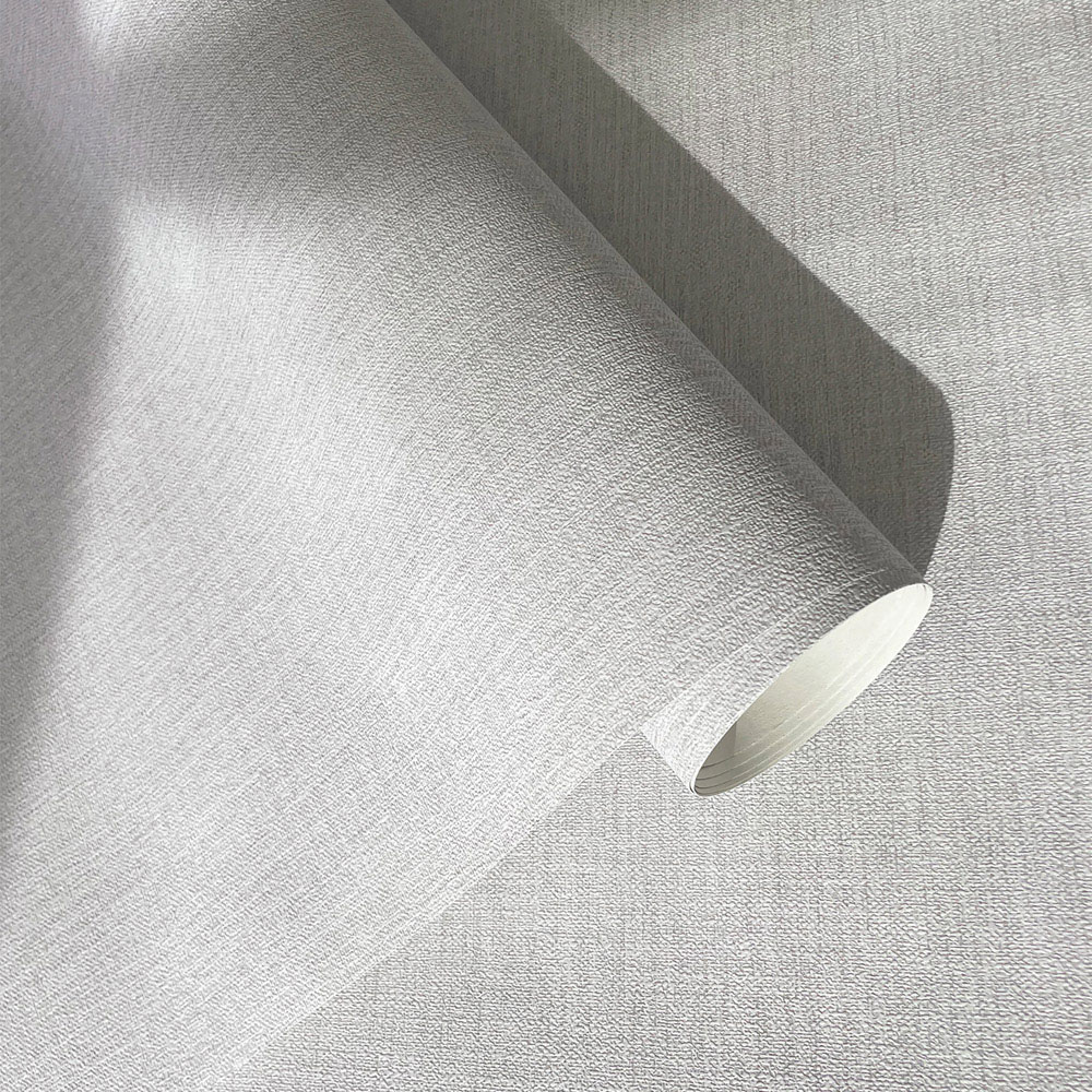 Rasch Fiji Linen Grey Wallpaper Image 2