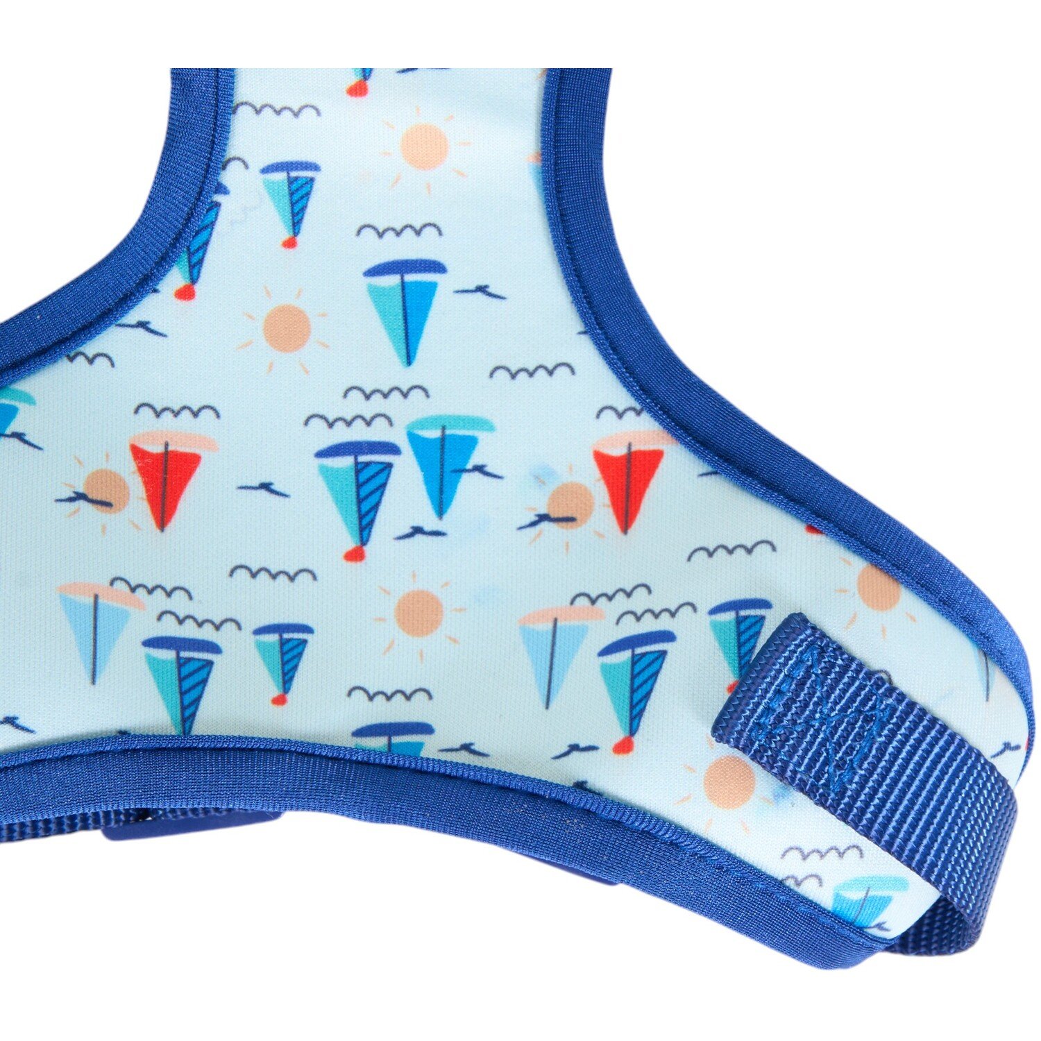 Sail Away Dog Harness Blue Image 2