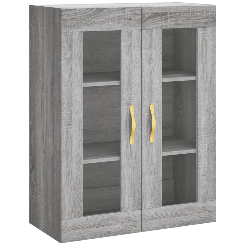 vidaXL 2 Door 3 Shelf Grey Sonoma Highboard Image 5