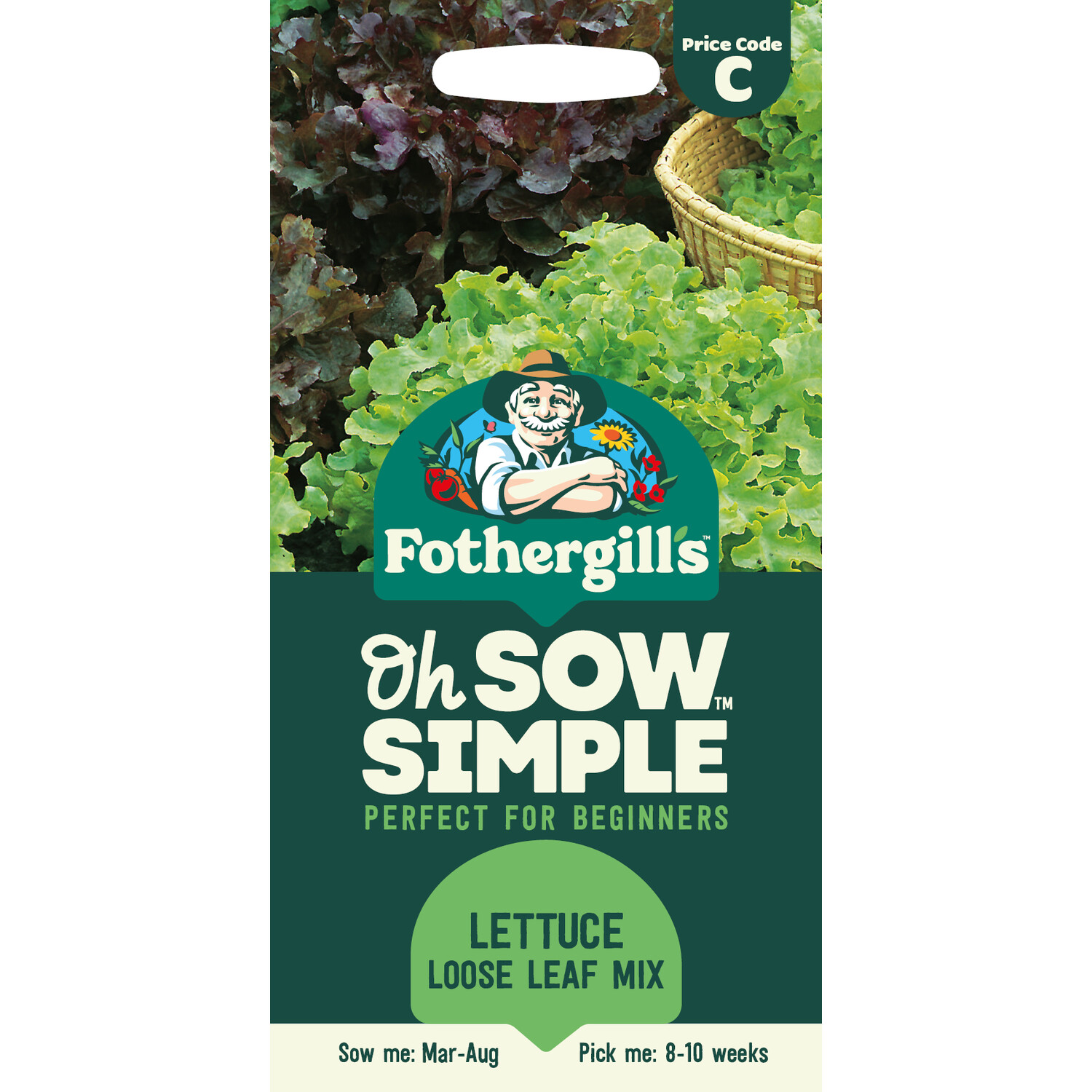 Lettuce Loose Leaf Mix Seeds Image 1