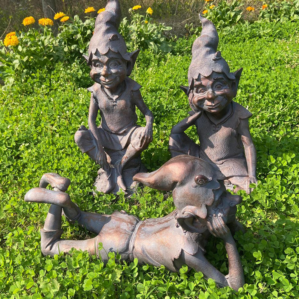 Inspirational Gifting Perching on a Stone Polystone Resin Garden Ornament Image 5